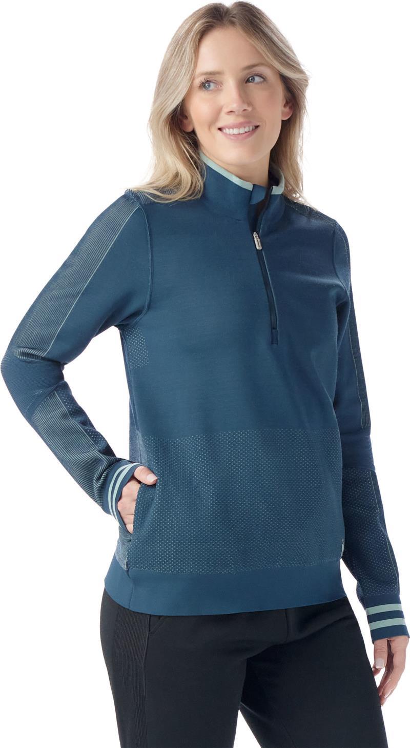 Intraknit Merino Tech 1/2 Zip - Womens - Twilight Blue 2