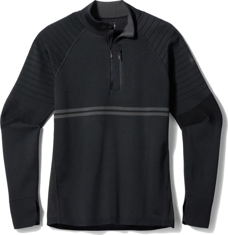 Intraknit Merino Tech 1/4 Zip - Mens - Black / Charcoal 1