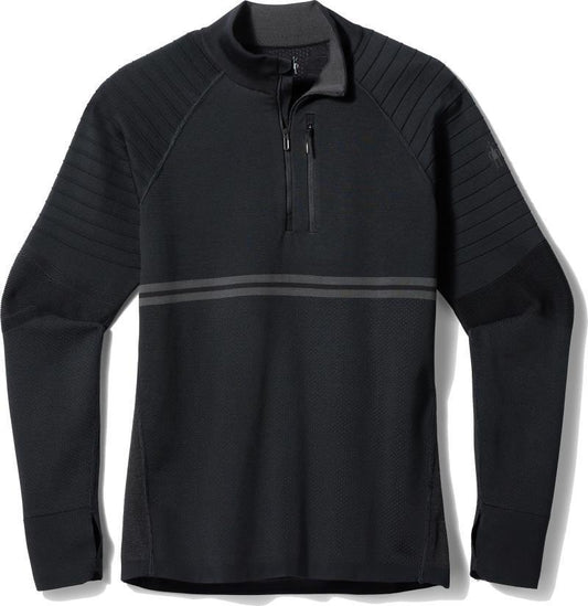 Intraknit Merino Tech 1/4 Zip - Mens - Black / Charcoal 1