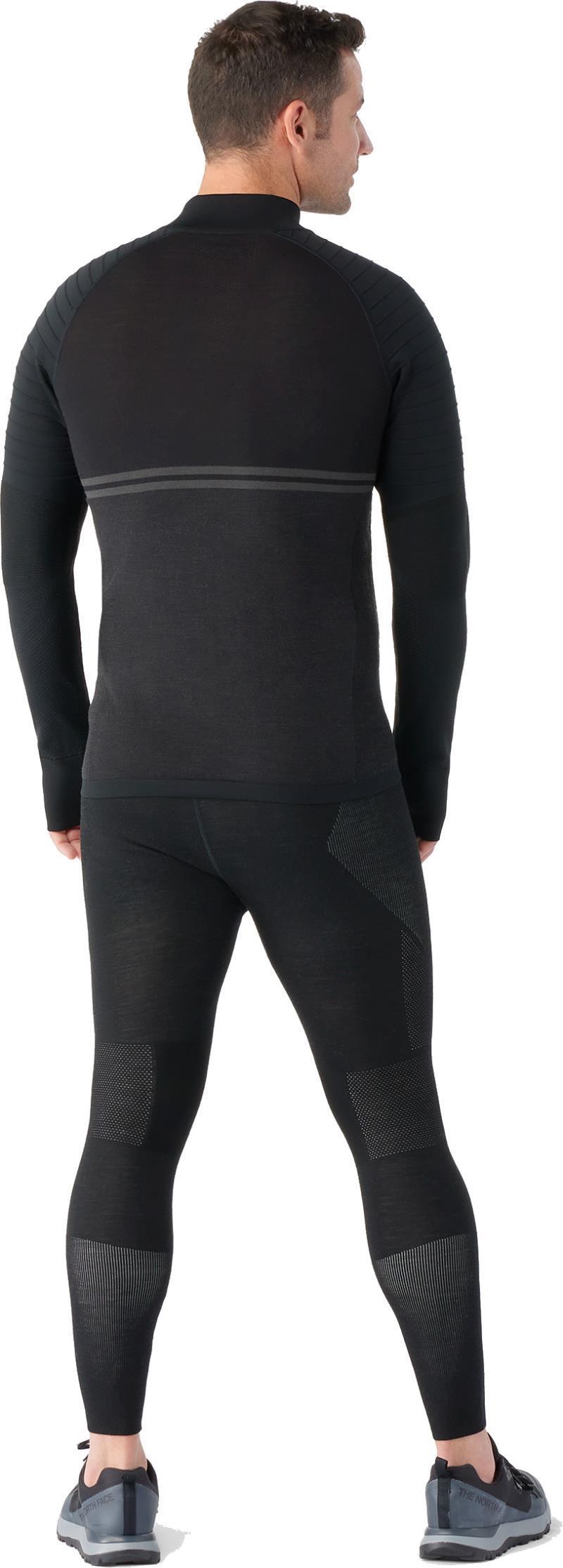 Intraknit Merino Tech 1/4 Zip - Mens - Black / Charcoal 3