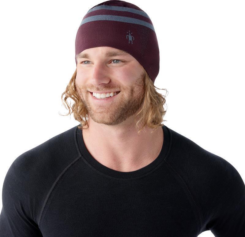 Intraknit Merino Tech Beanie - Eggplant 2