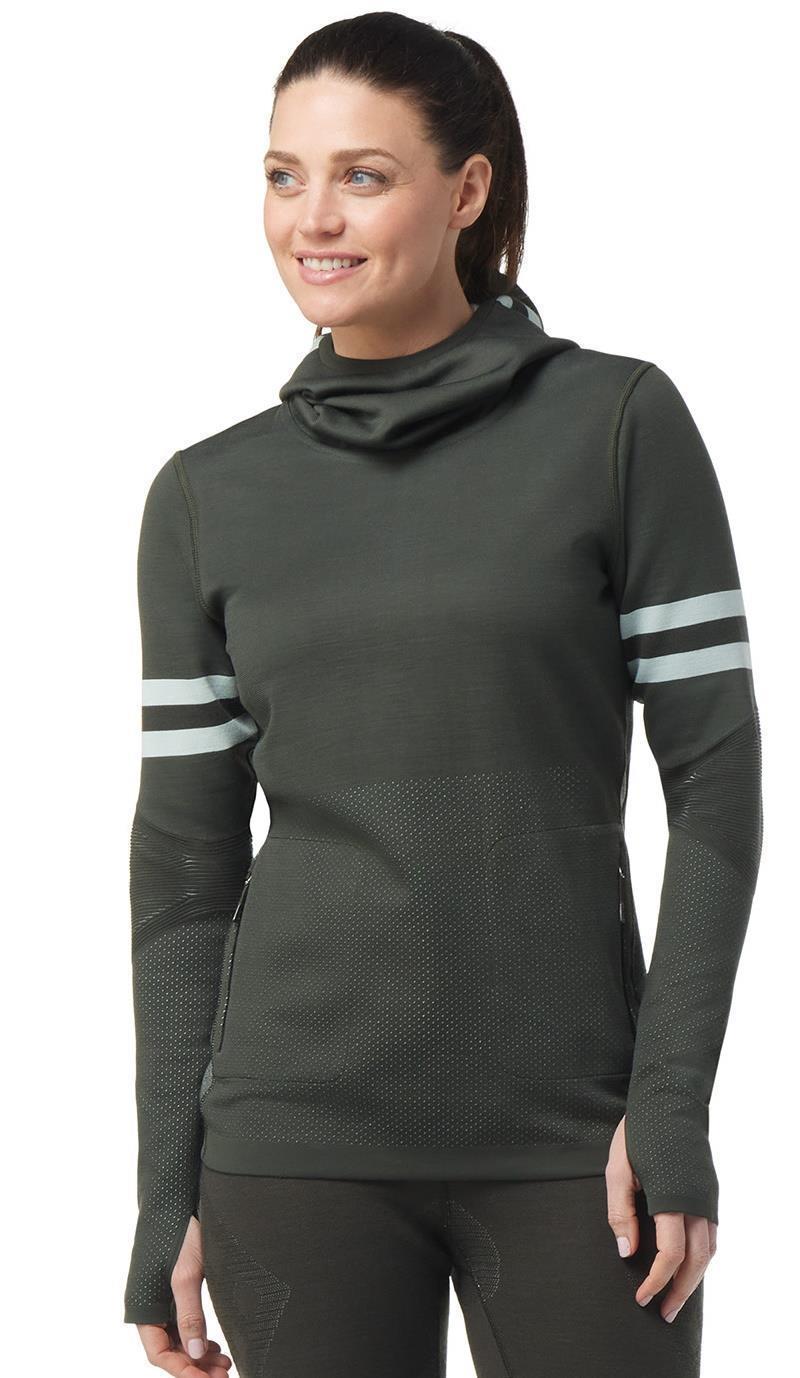 Intraknit Merino Tech Pullover Hoodie - Womens - North Woods 2
