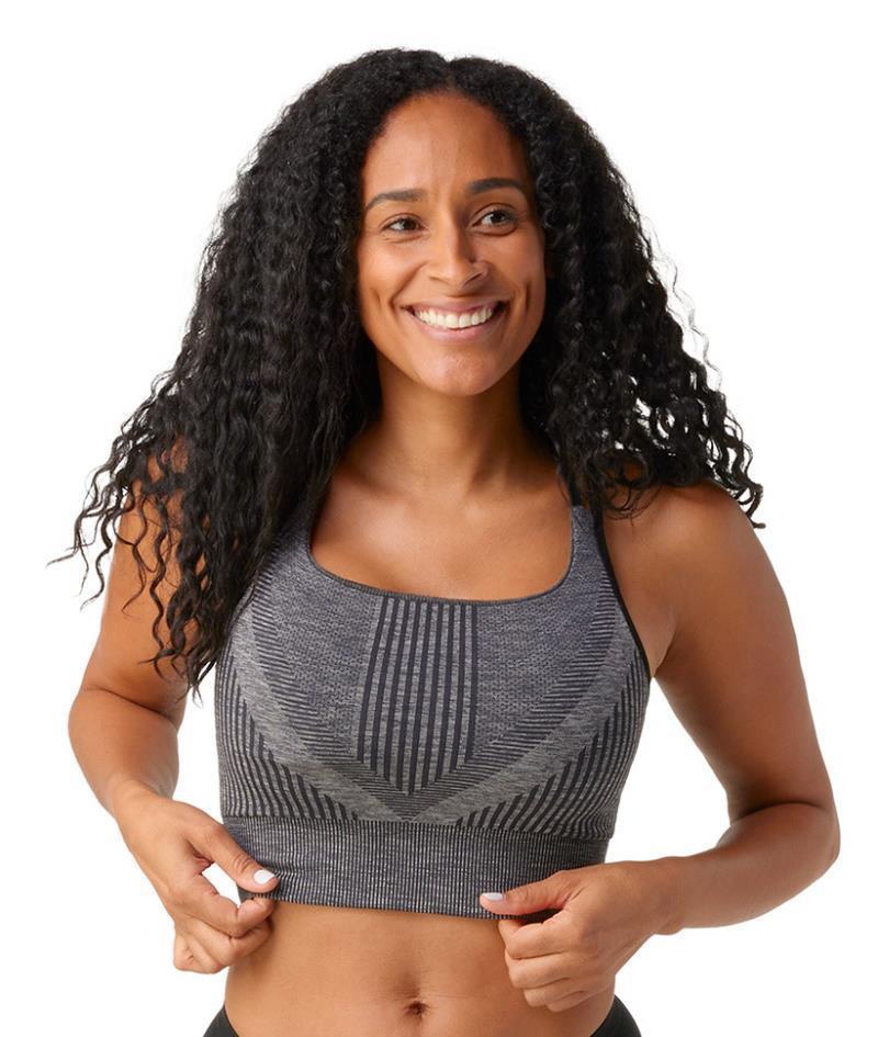 Intraknit Strappy Bra - Black Heather 2