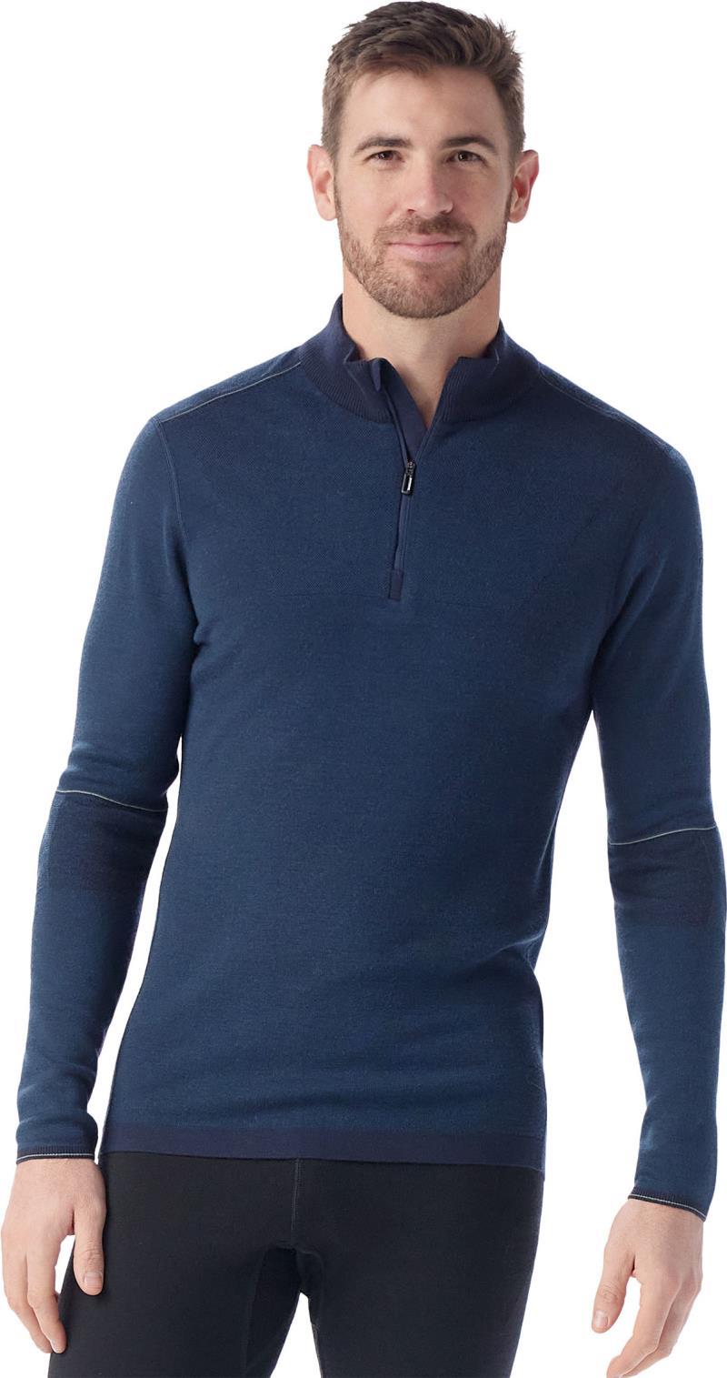 Intraknit Thermal Max 250 Merino Base Layer 1/4 Zip - Mens - Deep Navy 1