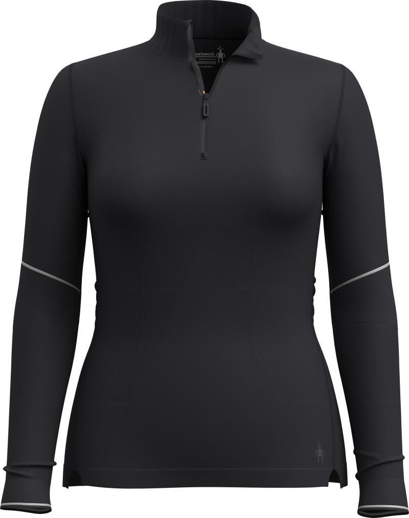 Intraknit Thermal Max Merino 250 Base Layer 1/4 Zip - Womens - Black 1