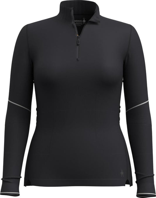 Intraknit Thermal Max Merino 250 Base Layer 1/4 Zip - Womens - Black 1