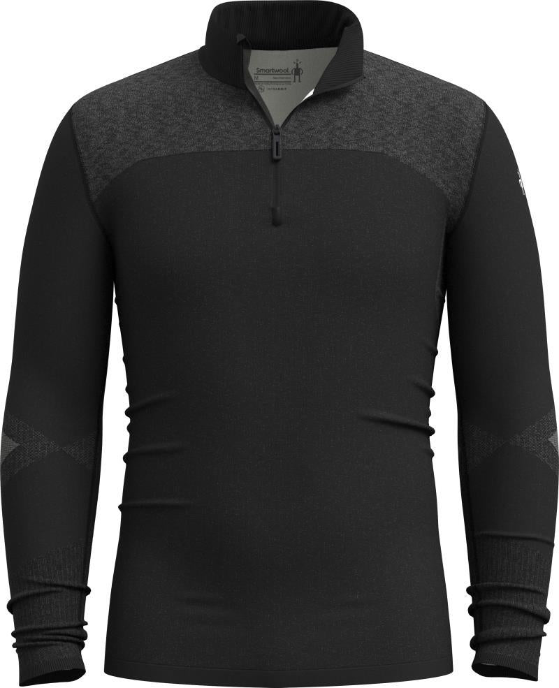 Intraknit Thermal Merino 200 Base Layer 1/4 Zip - Mens - Black / White 1