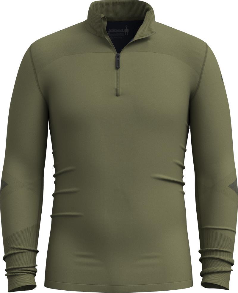 Intraknit Thermal Merino 200 Base Layer 1/4 Zip - Mens - Winter Moss 1