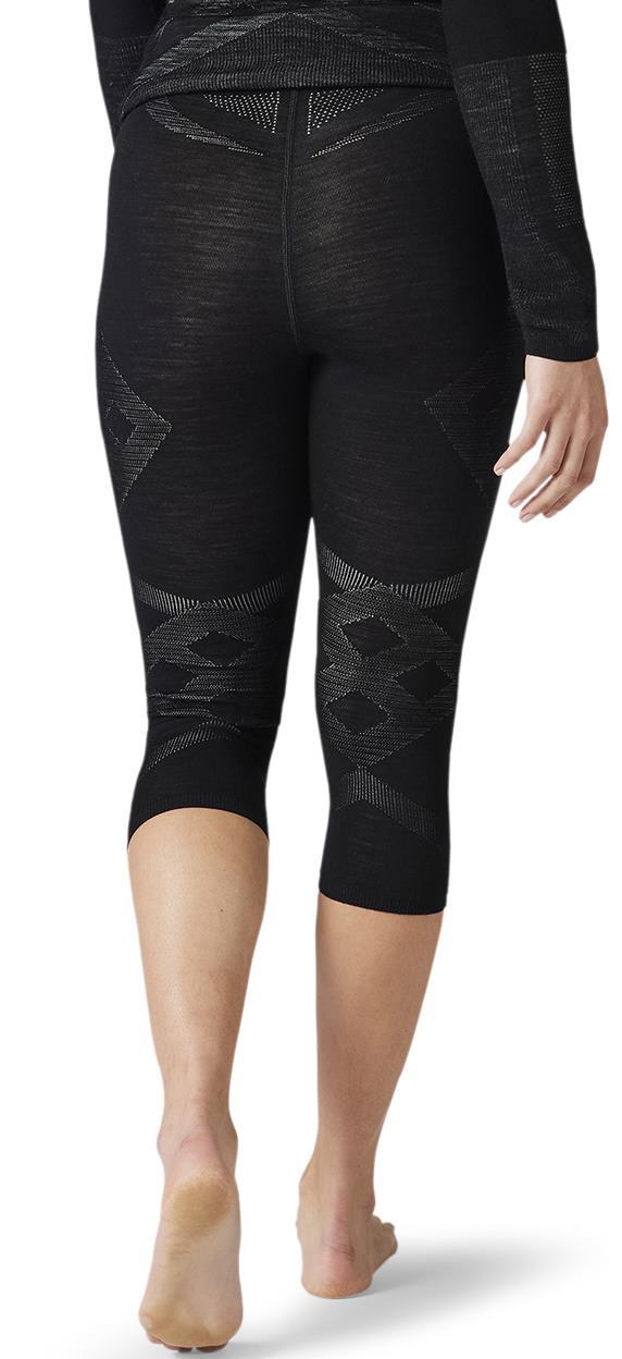 Intraknit Thermal Merino 200 Base Layer 3/4 Bottoms - Womens - Black / White 3