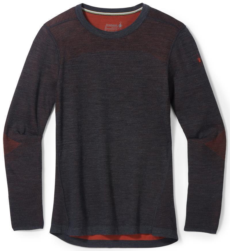 Intraknit Thermal Merino 200 Base Layer Crew - Mens - Charcoal Heather 1