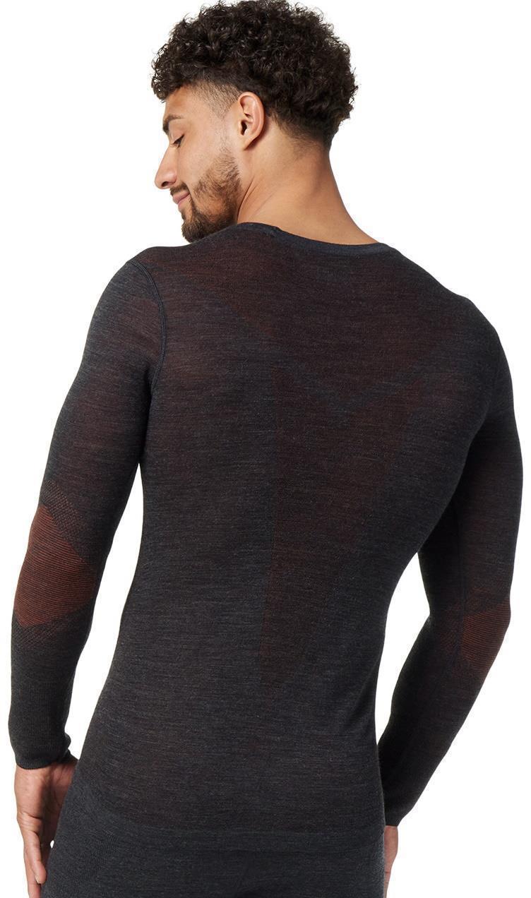 Intraknit Thermal Merino 200 Base Layer Crew - Mens - Charcoal Heather 3