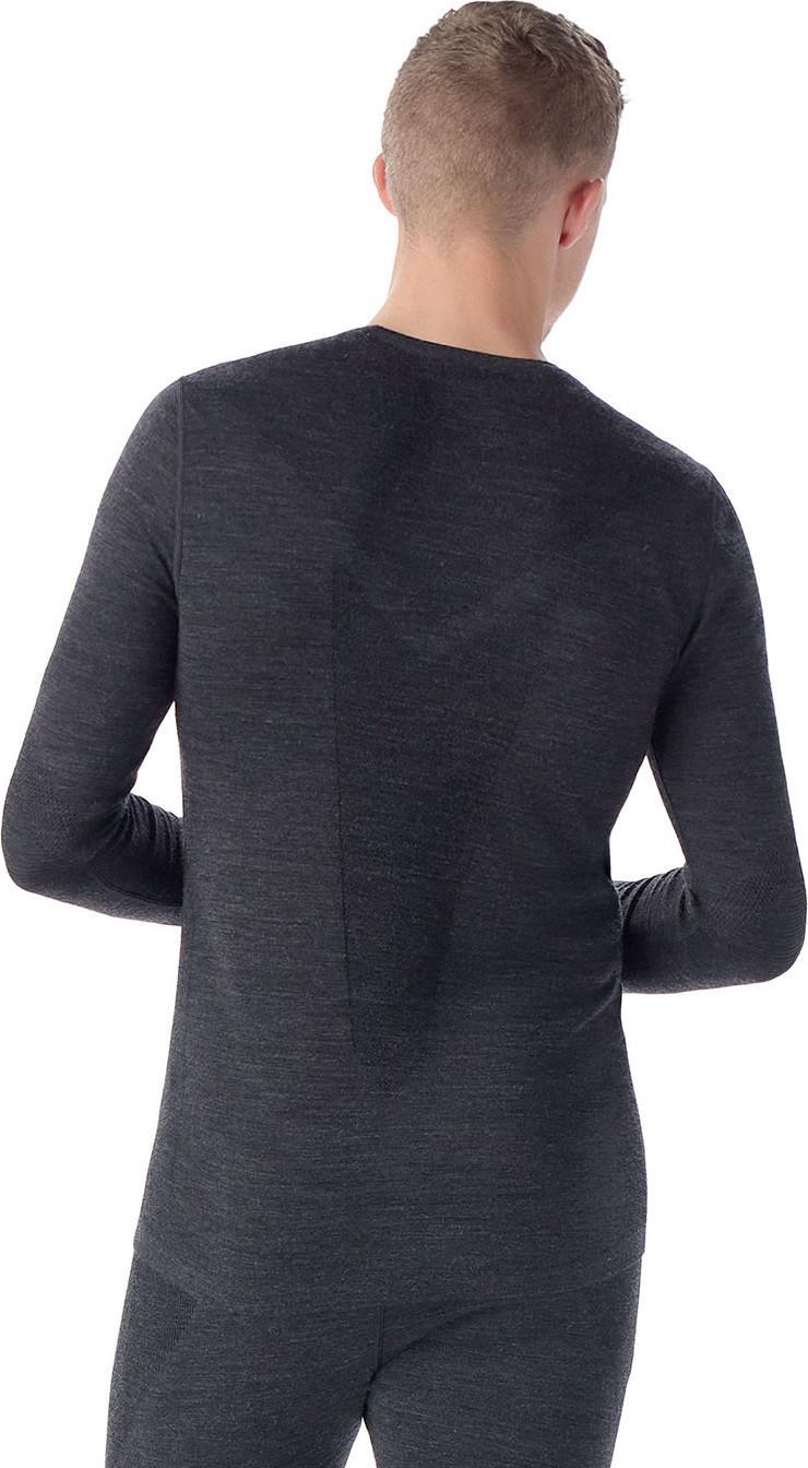 Intraknit Thermal Merino 200 Base Layer Crew - Mens - Charcoal / Black 2