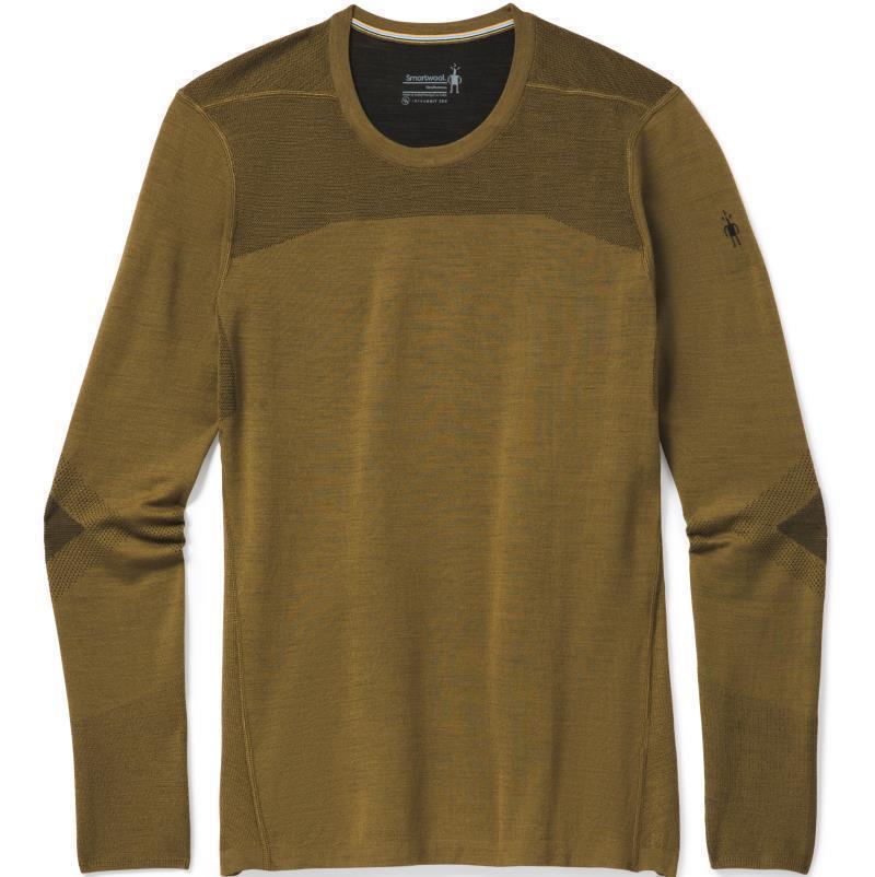 Intraknit Thermal Merino 200 Base Layer Crew - Mens - Military Olive / Black 1