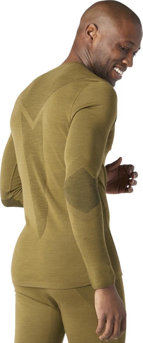 Intraknit Thermal Merino 200 Base Layer Crew - Mens - Military Olive / Black 3