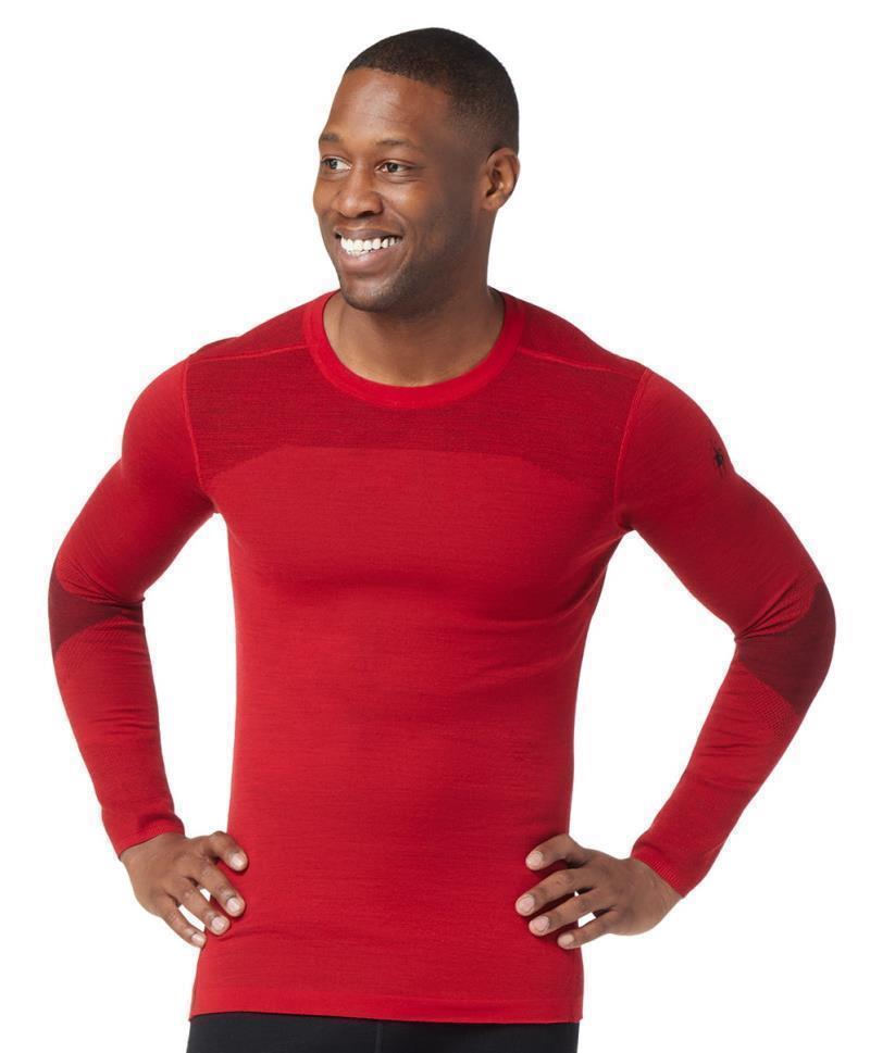 Intraknit Thermal Merino 200 Base Layer Crew - Mens - Rhythmic Red 2