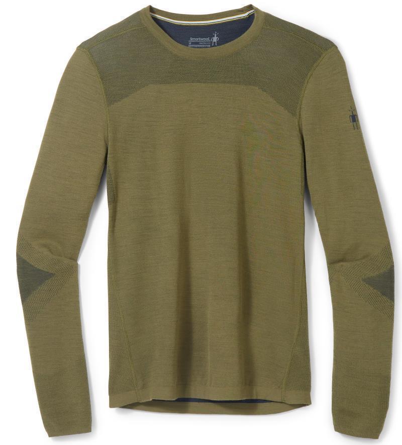 Intraknit Thermal Merino 200 Base Layer Crew - Mens - Winter Moss 1