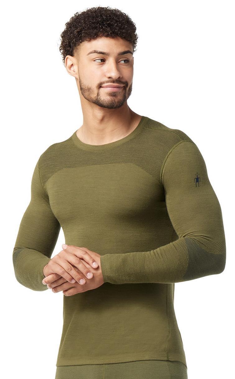 Intraknit Thermal Merino 200 Base Layer Crew - Mens - Winter Moss 2