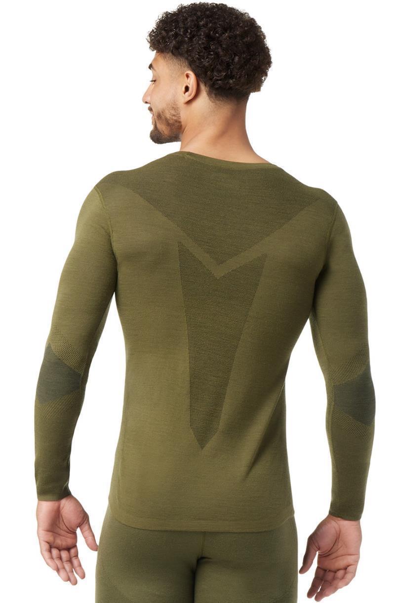 Intraknit Thermal Merino 200 Base Layer Crew - Mens - Winter Moss 3