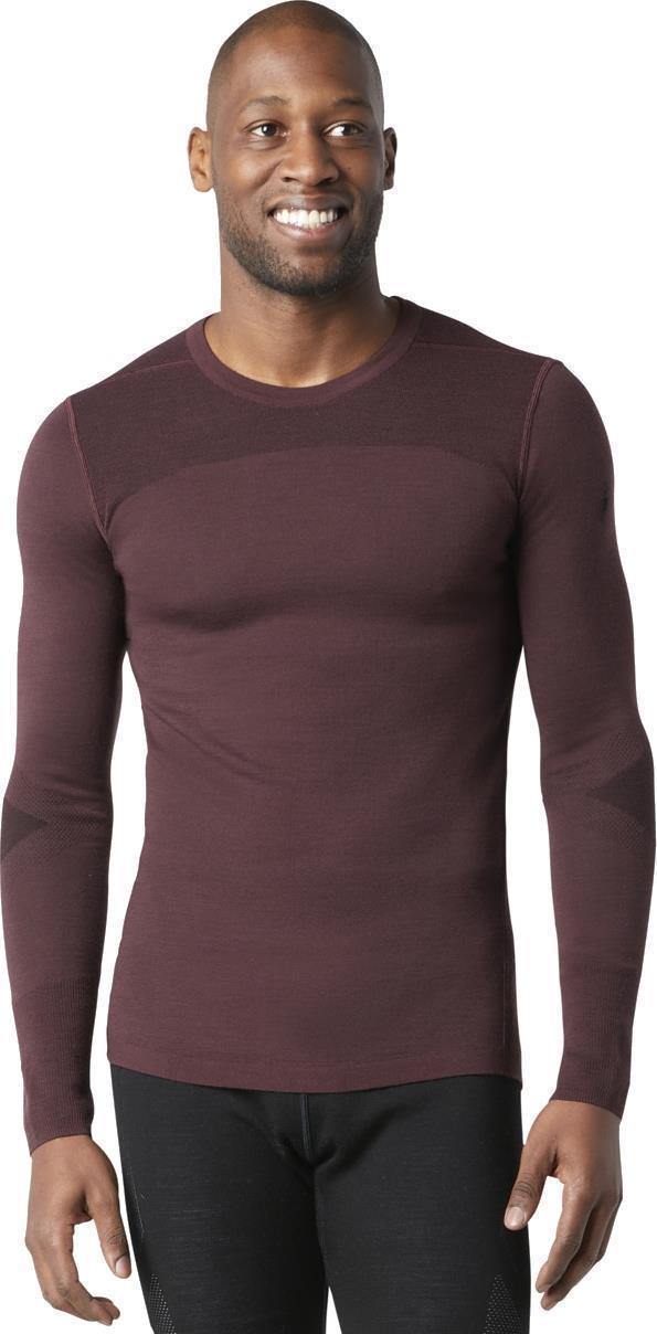 Intraknit Thermal Merino 200 Base Layer Crew - Mens - Woodsmoke / Black 2
