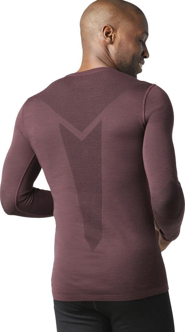 Intraknit Thermal Merino 200 Base Layer Crew - Mens - Woodsmoke / Black 3