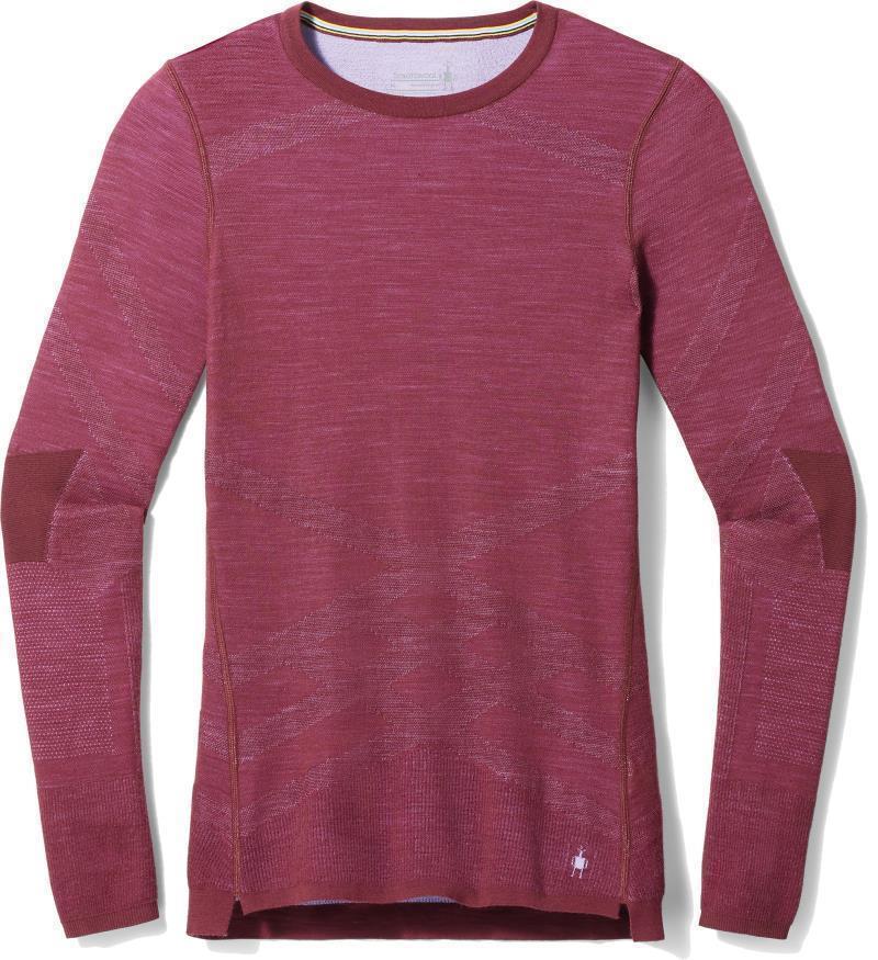 Intraknit Thermal Merino 200 Base Layer Crew - Womens - Black Cherry / Violet 1