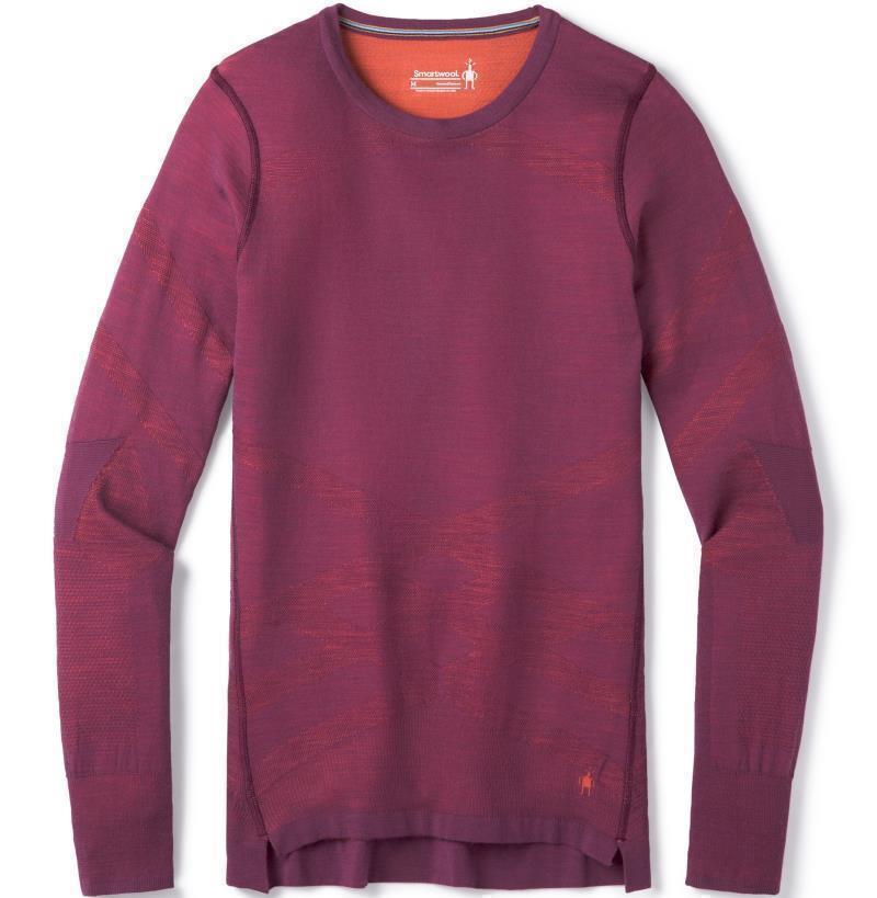 Intraknit Thermal Merino 200 Base Layer Crew - Womens - Sangria 2