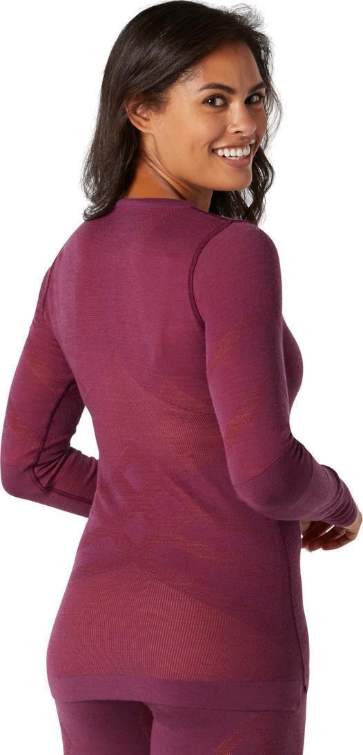 Intraknit Thermal Merino 200 Base Layer Crew - Womens - Sangria 3