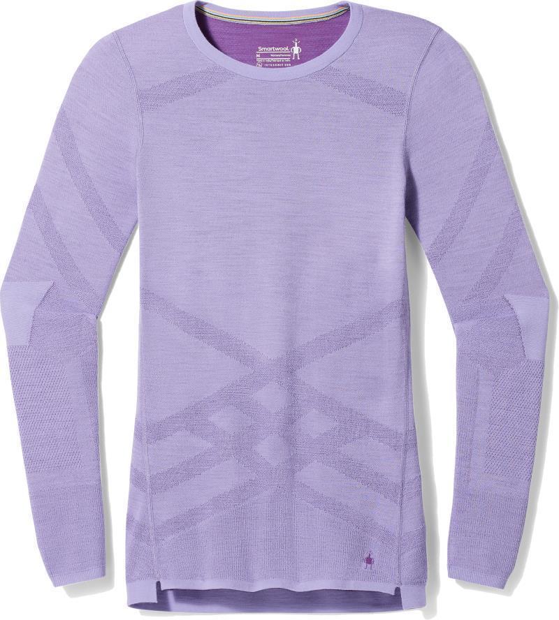 Intraknit Thermal Merino 200 Base Layer Crew - Womens - Violet / Purple Iris 1