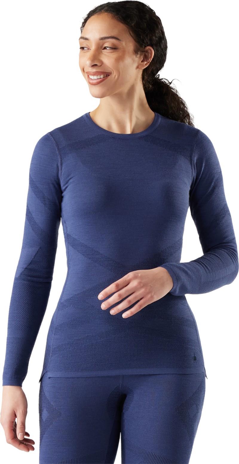 Intraknit Thermal Merino 200 Base Layer Crew - Womens - nightfall blue / deep navy 1