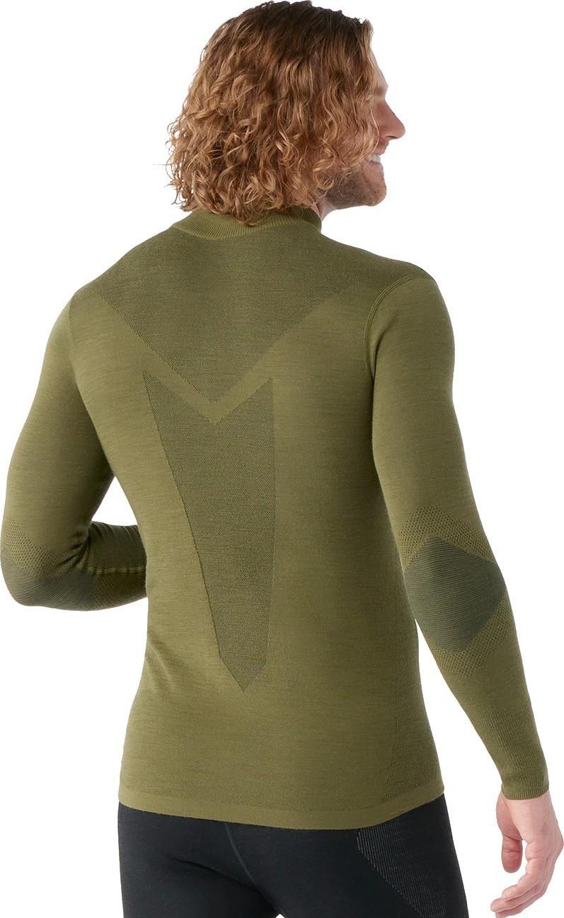 Intraknit Thermal Merino Base Layer 1/4 Zip - Mens - winter moss 1