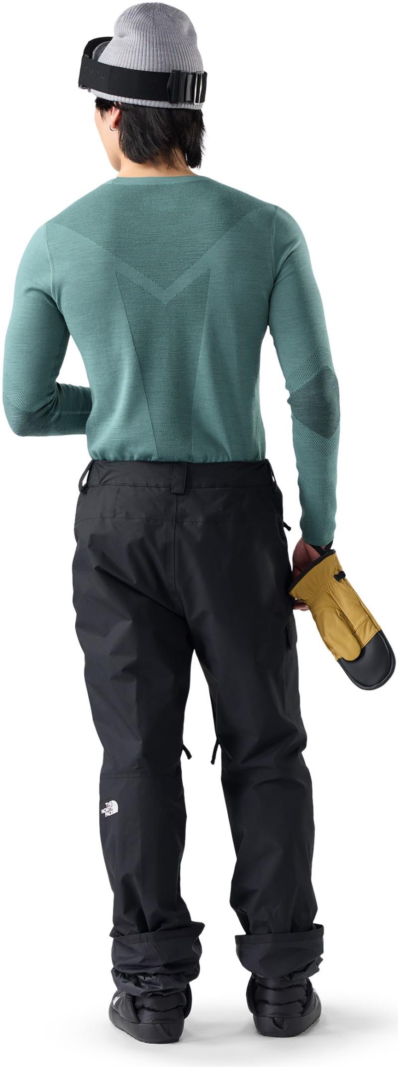 Intraknit Thermal Merino Base Layer Crew - Mens - dusty teal / charcoal 1