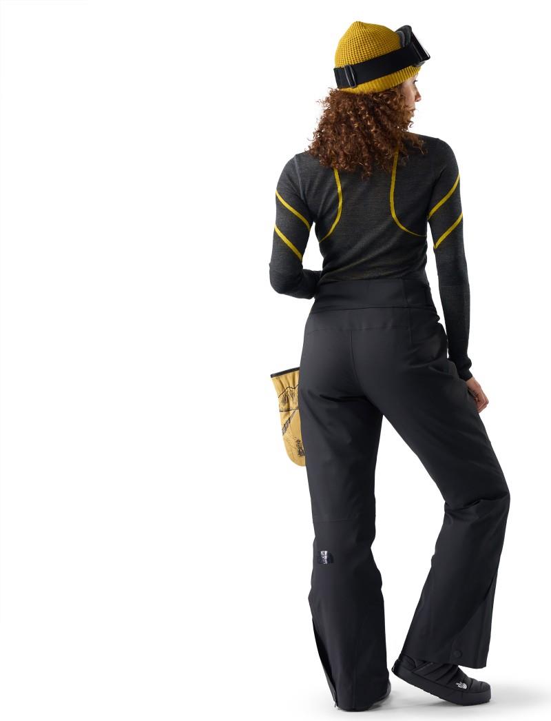 Intraknit Thermal Merino Base Layer Crew - Womens - charcoal / bronze olive 1