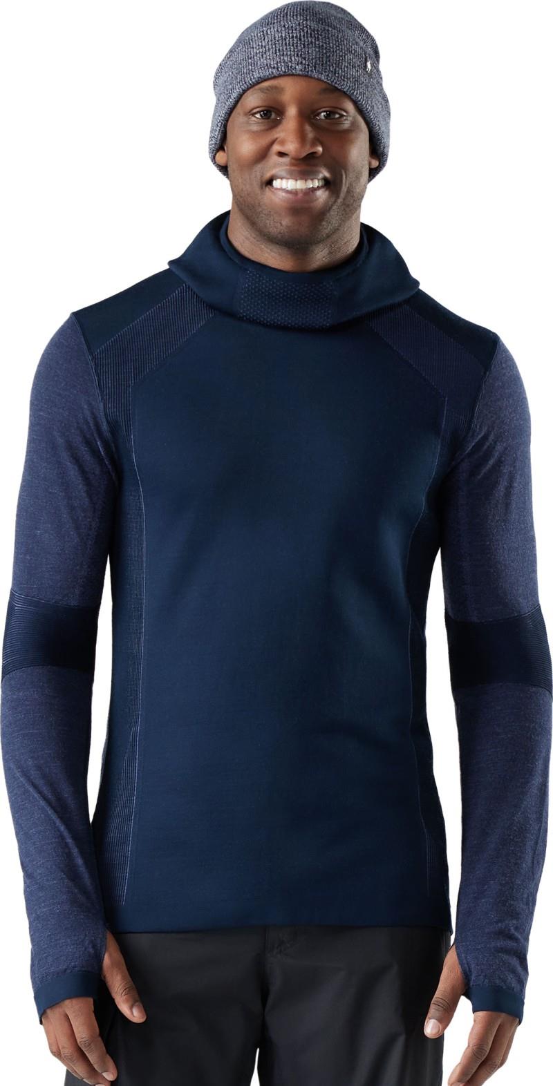 Intraknit Thermal Merino Base Layer Hoodie - Mens - deep navy / nightfall blue 1