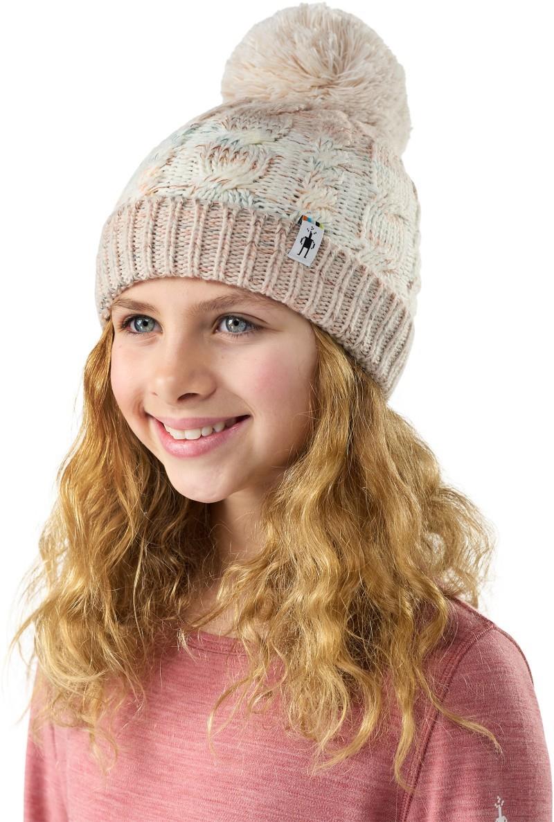Isto Beanie - Kids - lavender sky heather 1