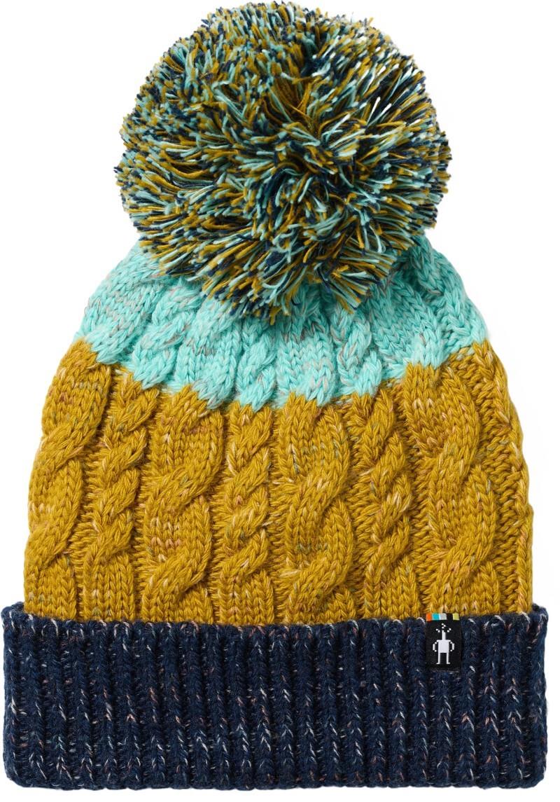 Isto Retro Beanie - bronze olive heather 1