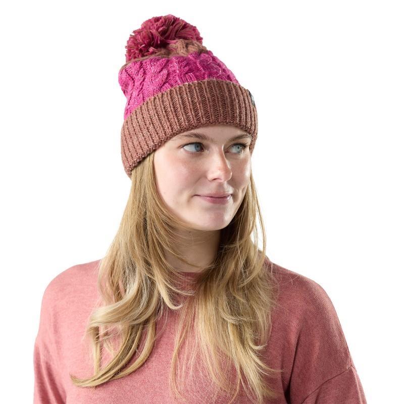 Isto Retro Beanie - mocha heather 1