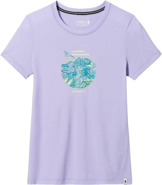 Kate Zessel Whistler Graphic SS Tee - Womens - Ultra Violet 1