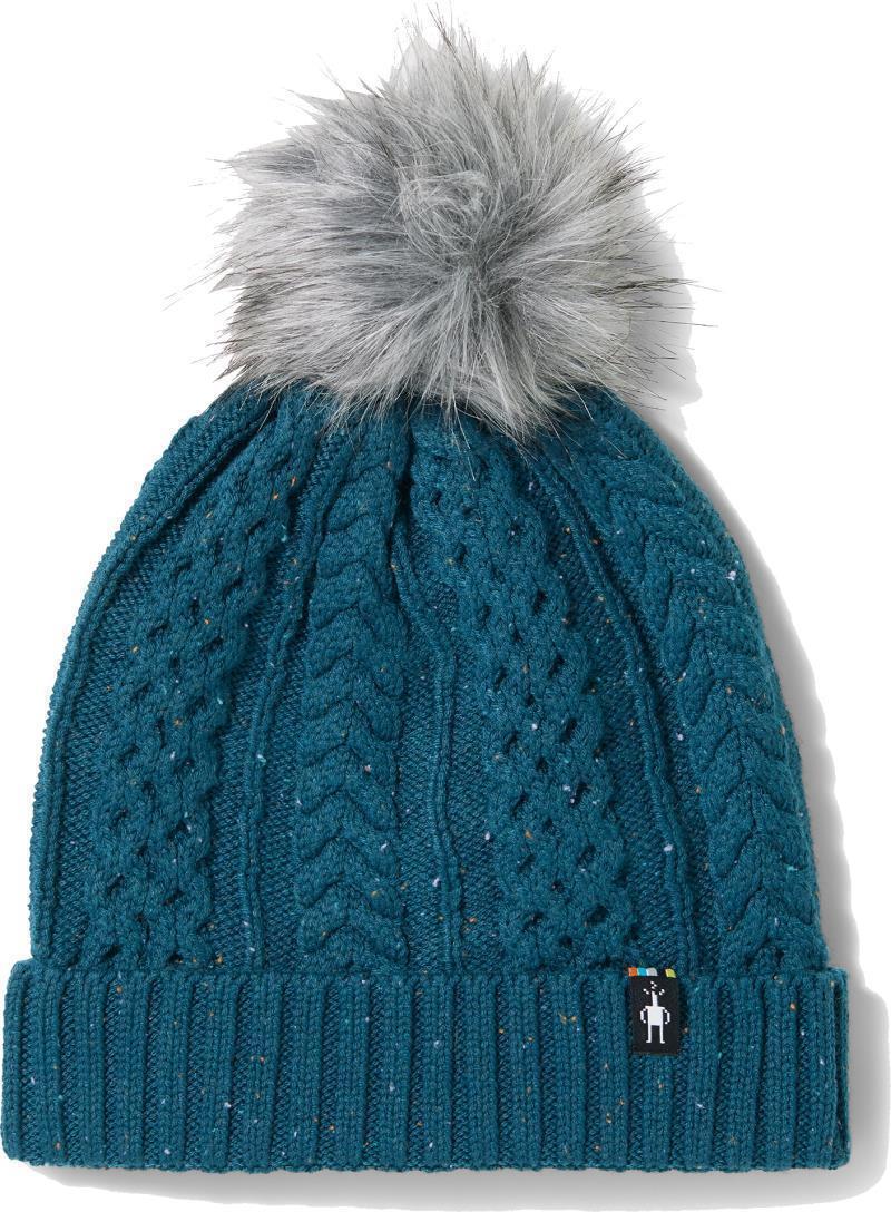 Lodge Girl Beanie - Twilight Blue Donegal 1