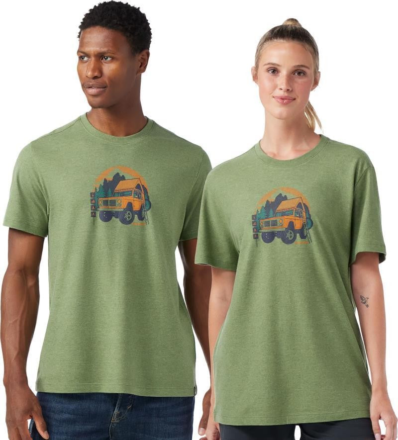 Long Weekend Graphic SS Tee - Unisex - fern green 1