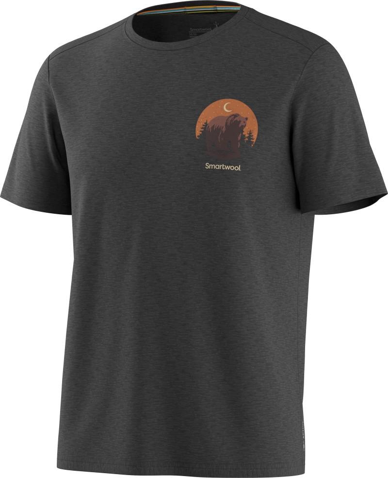 Lunar Bear Active SS Graphic Tee - Unisex - charcoal heather 1