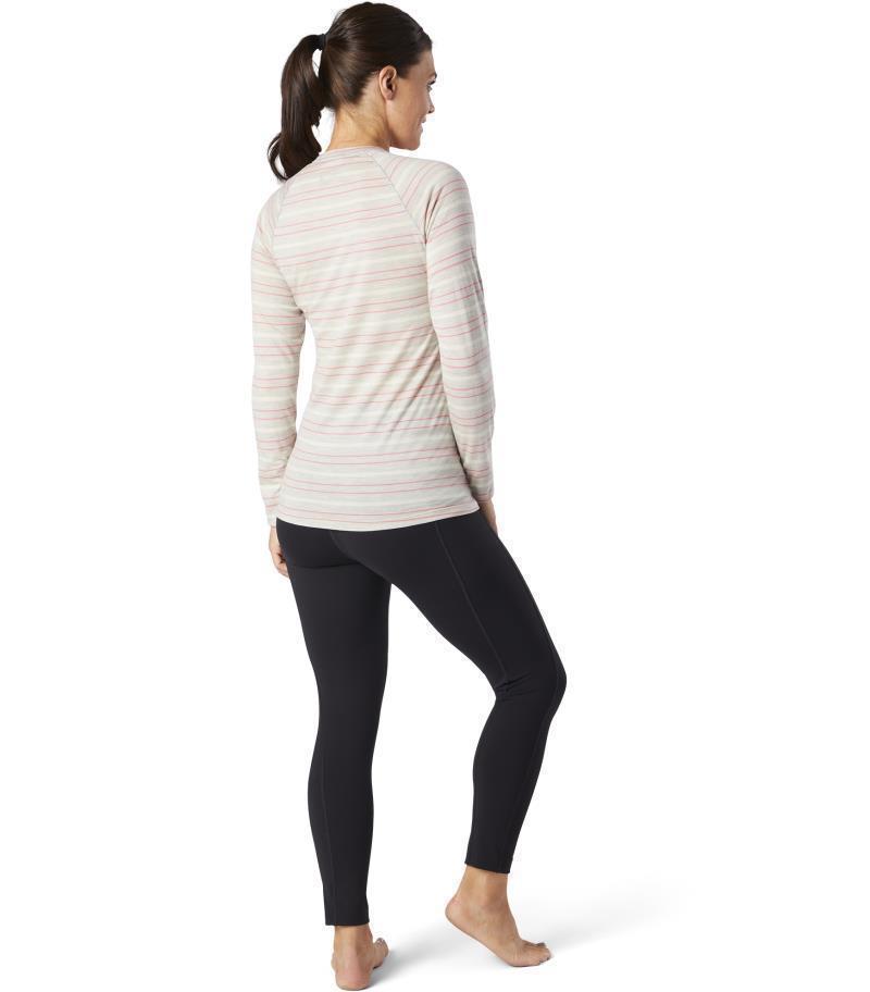 Merino 150 Baselayer LS - Womens - ash heather stripe 1
