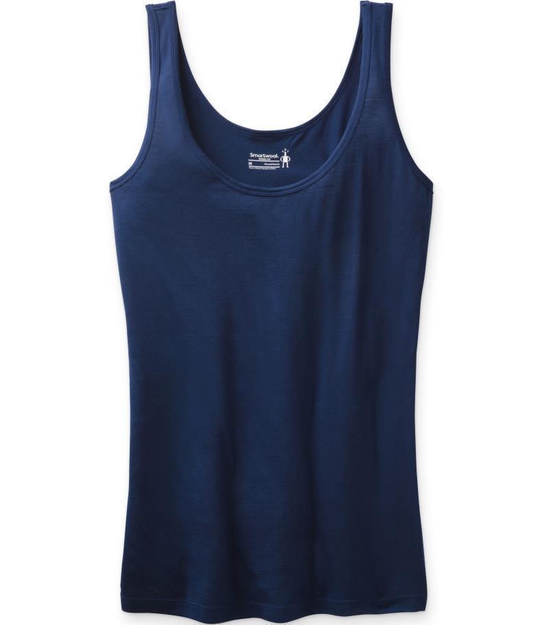 Merino 150 Baselayer Tank - Womens - Indigo Blue 1