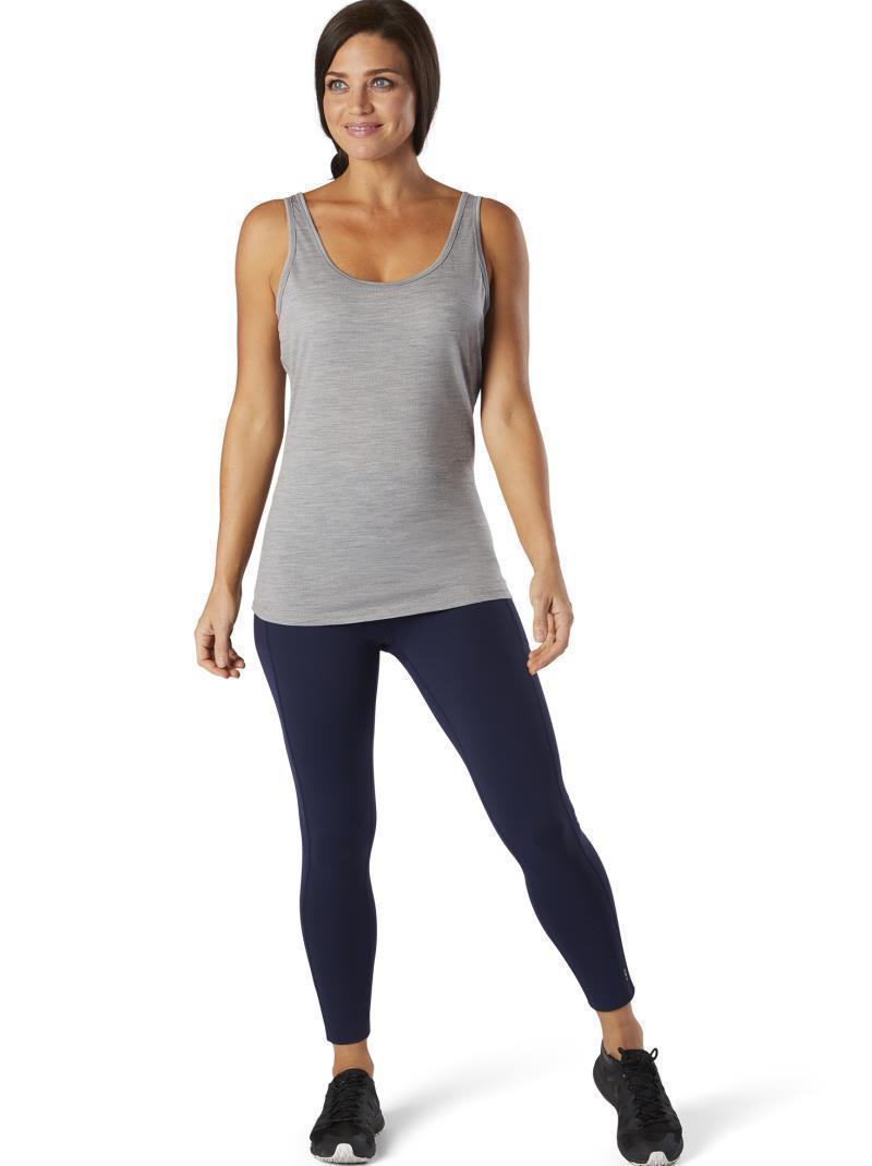 Merino 150 Baselayer Tank - Womens - Light Gray Heather 2