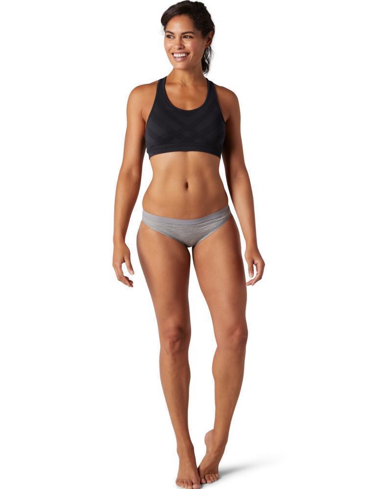 Merino (150) Bikini - Womens - Light Gray Heather 2