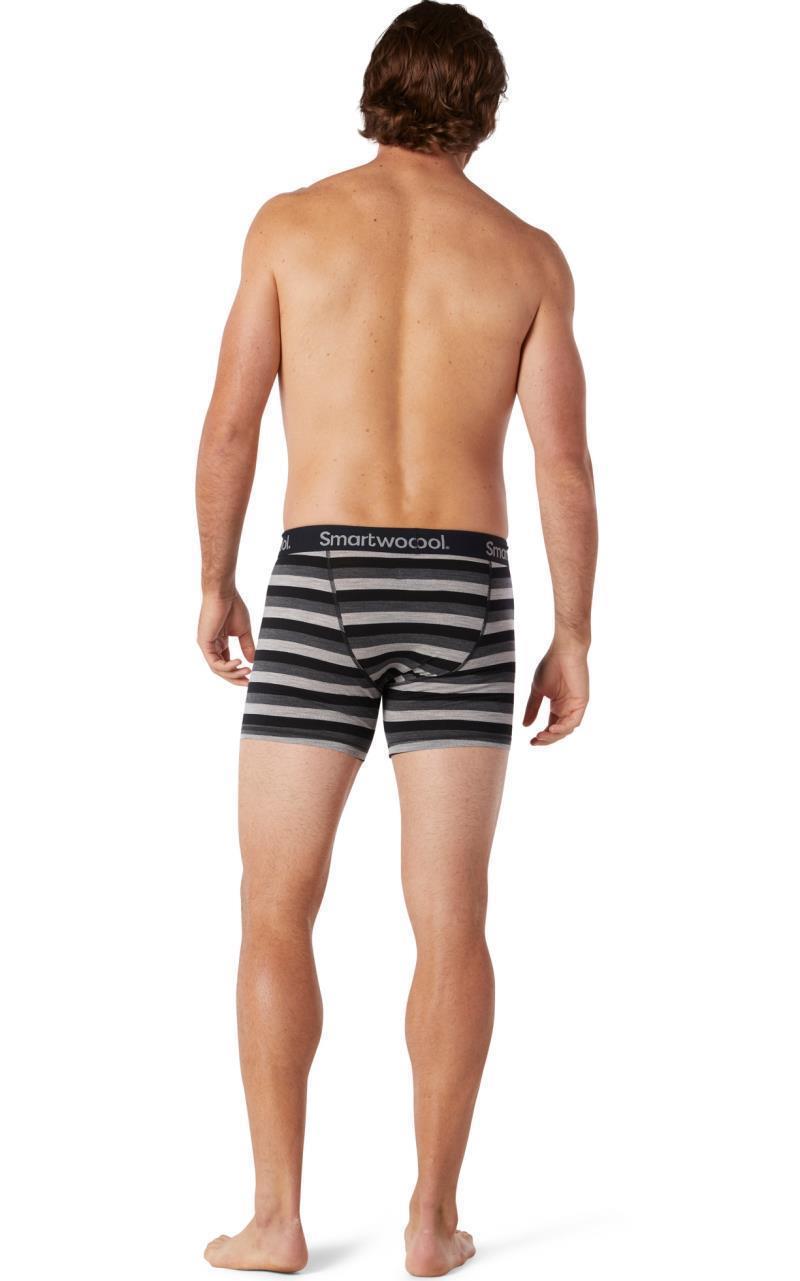 Merino (150) Boxer Brief - Mens - Iron Stripe 3