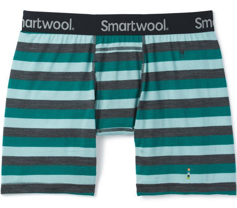 Merino (150) Boxer Brief - Mens - Pacific Stripe 1