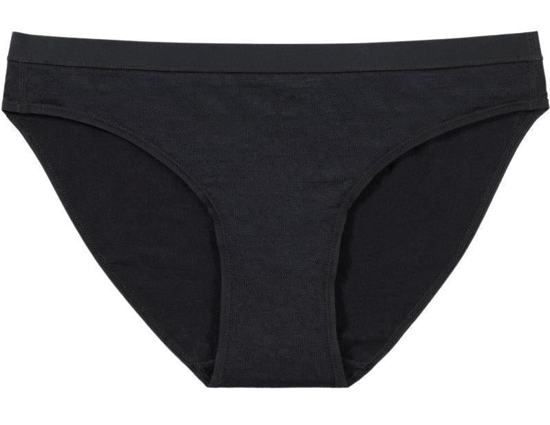 Merino (150) Lace Bikini - Womens - Black 1