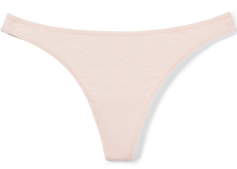 Merino (150) Lace Thong - Womens - peach whip 1
