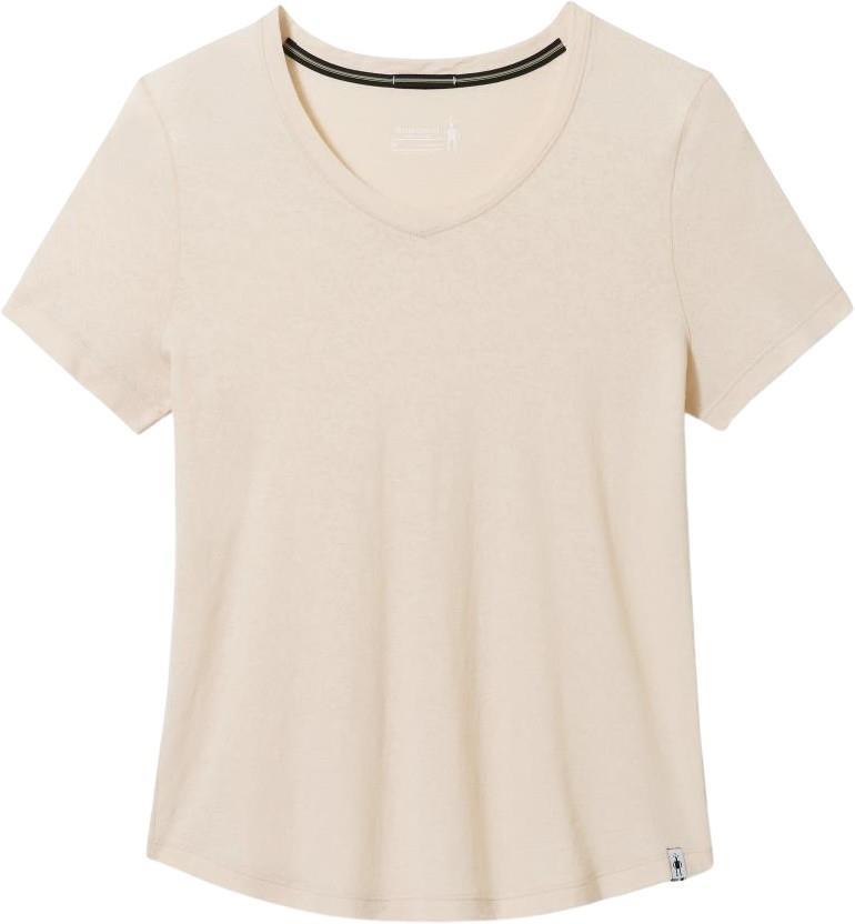 Merino 150 Lace V-Neck SS - Womens - almond 1
