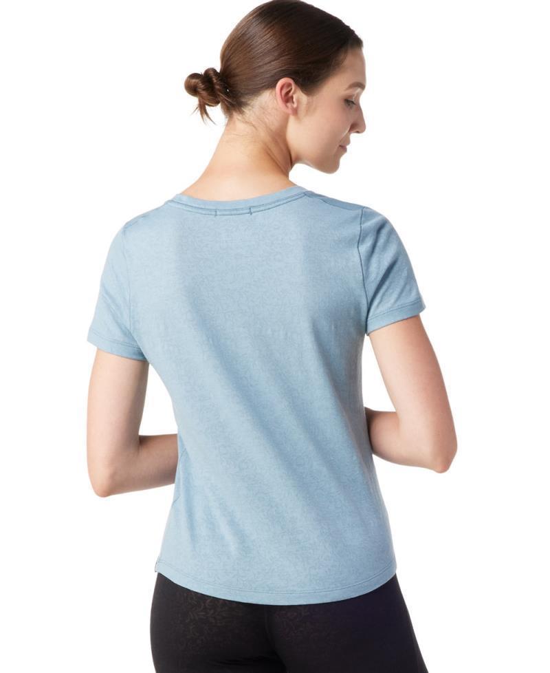 Merino 150 Lace V-Neck SS - Womens - storm blue 1
